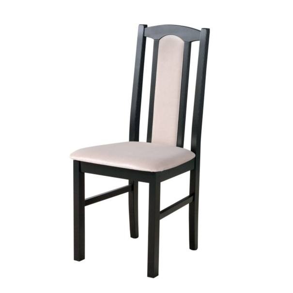 Jídelní židle BOLS 7 černá/béžová