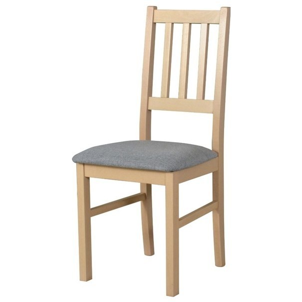 Jídelní židle BOLS 4 dub sonoma/světle šedá