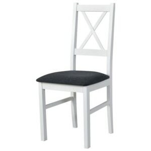 Jídelní židle NILA 10 bílá/černá