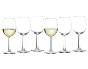 Sada sklenic na bílé víno (6