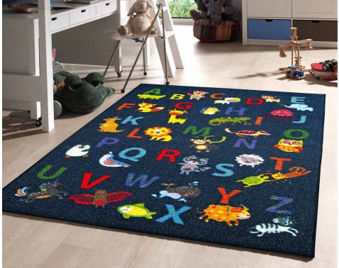 Dětský koberec ABC 80x150 cm