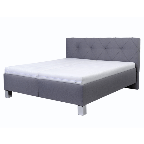 Čalouněná postel AFRODITE šedá