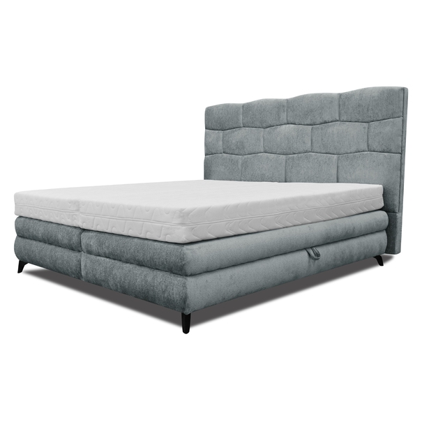 Čalouněná postel PLAVA šedá