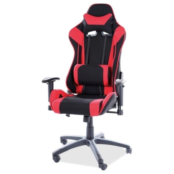 Herní židle VAPIR červená/černá