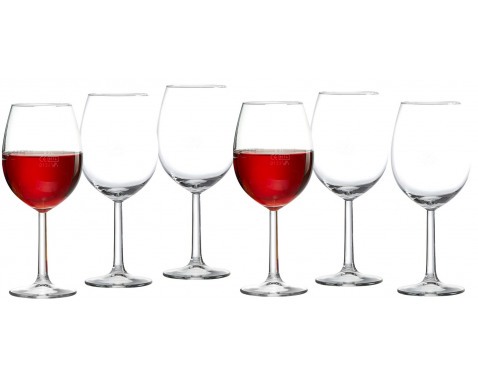 Sada sklenic na červené víno (6
