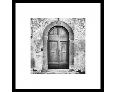 Rámovaný obraz Klenuté dveře 50x50