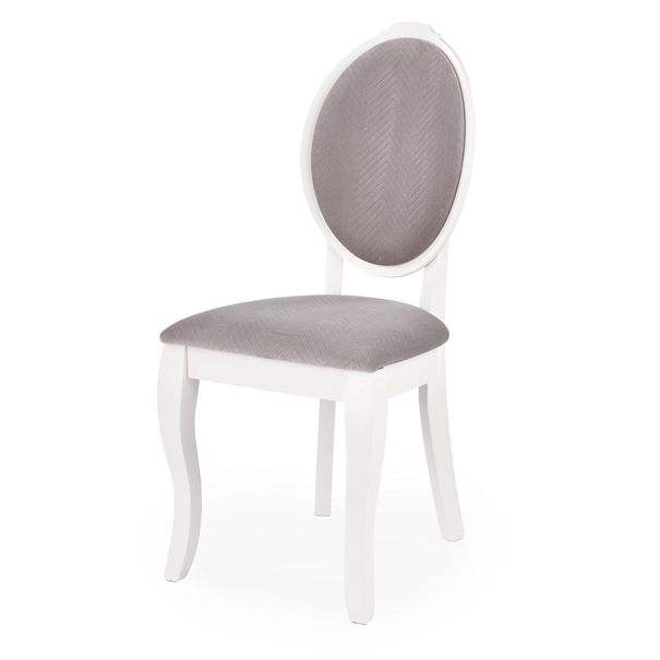Jídelní židle VILU bílá/šedá
