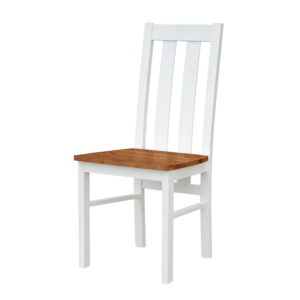 Jídelní židle BELLU dub/bílá