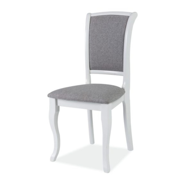 Jídelní židle SIGMN-SC bílá/šedá